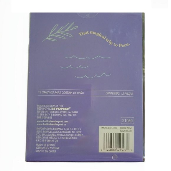 FREE if added to a Bundle | Wild Sage Tassels Goldtone Shower Curtain Hooks - Picture 6 of 10